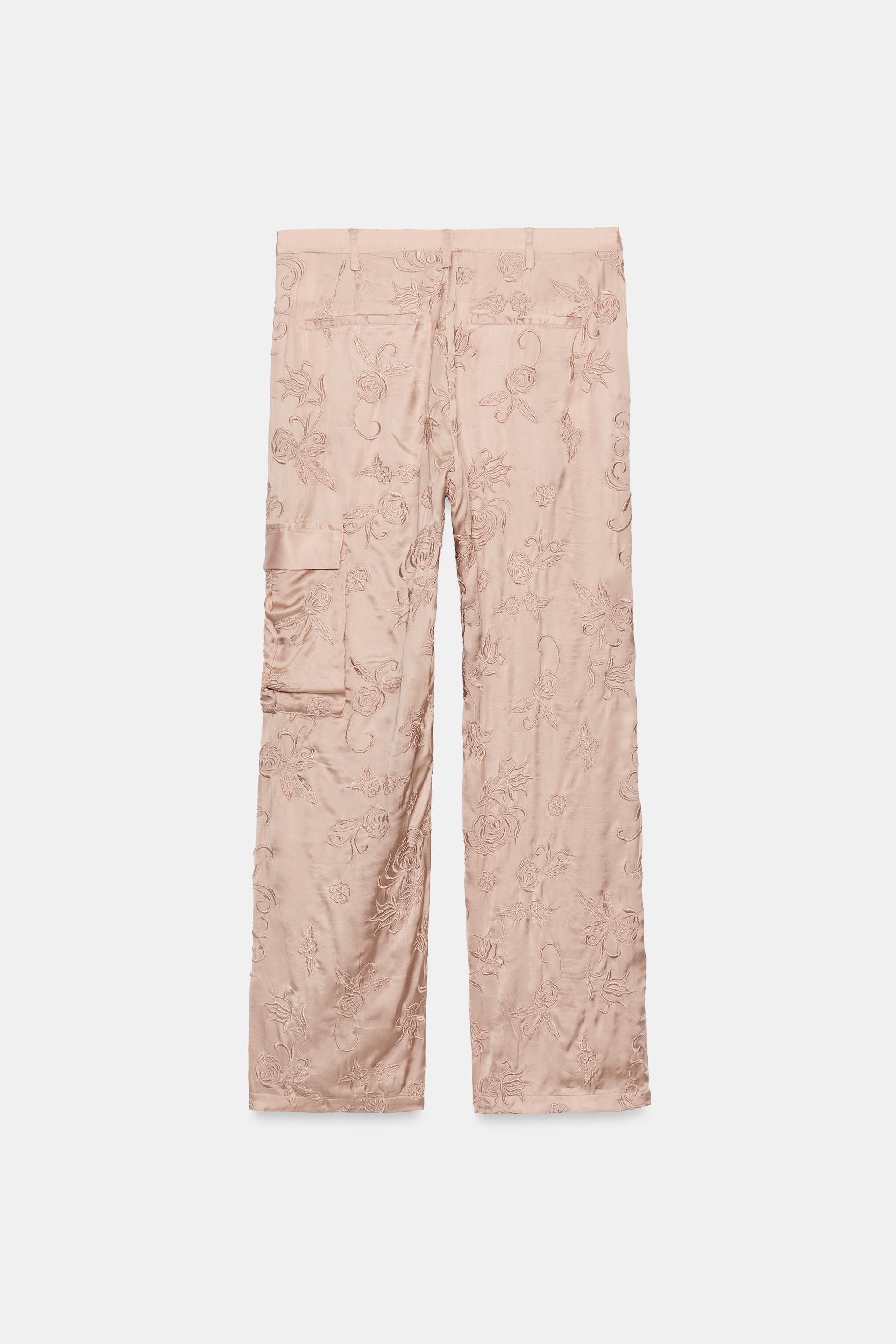 EMBROIDERED CARGO PANTS ZW COLLECTION